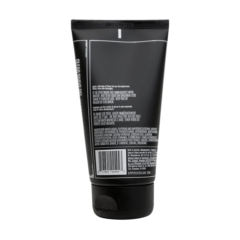 Uppercut Deluxe Clear Shave Gel Ultimate Barber Supply