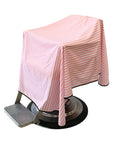 High Top Capes - Stripe Barber Cape - Pink Street