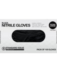 Standard Issue Black Nitrile Gloves