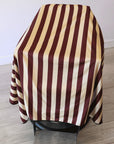 High Top Capes - Barber Cape - Banded Burgandy