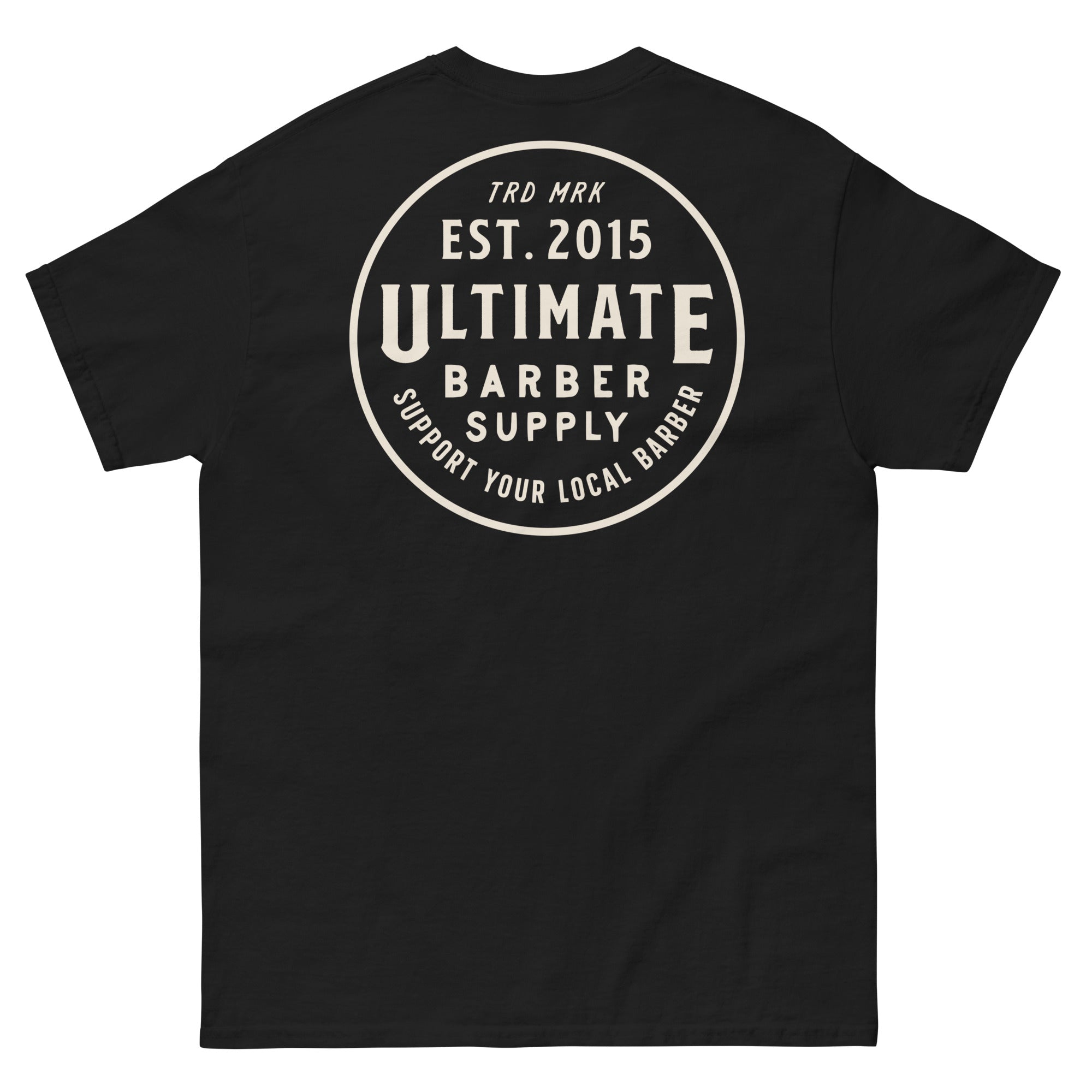 T-shirt classique établi pour hommes