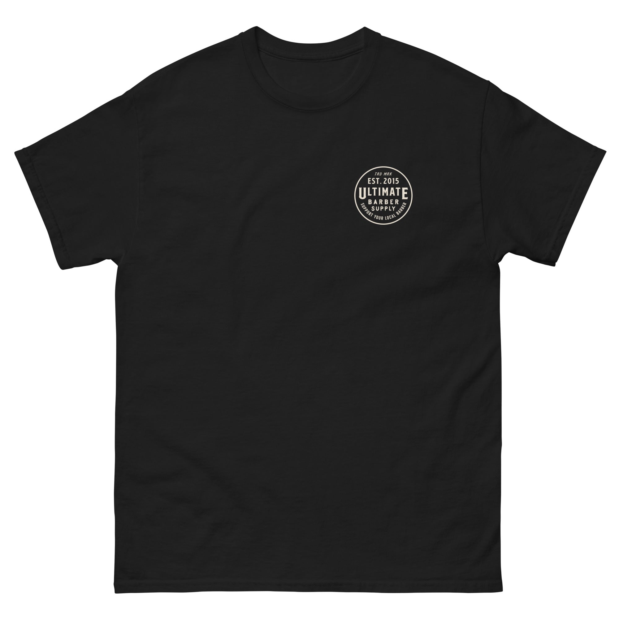 T-shirt classique établi pour hommes