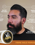 Suavecito Whiskey Strong Hold Pomade