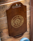Captain Fawcett Double handed wooden mirror