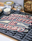 Captain Fawcett Captain Fawcett Moustache Bar Mat