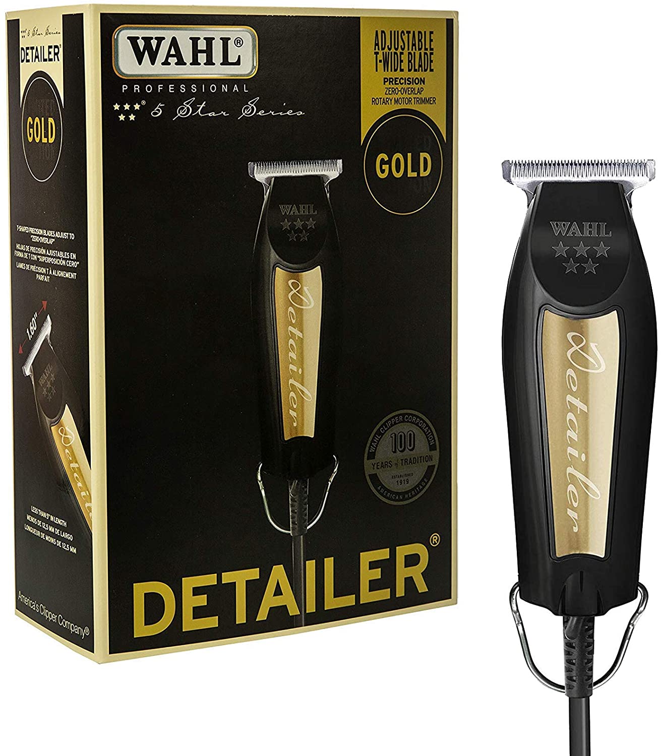 Wahl Professional 5-Star Series Limited Edition Black & Gold Detailer