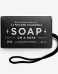 BYRD Exfoliating Charcoal Soap on a Rope
