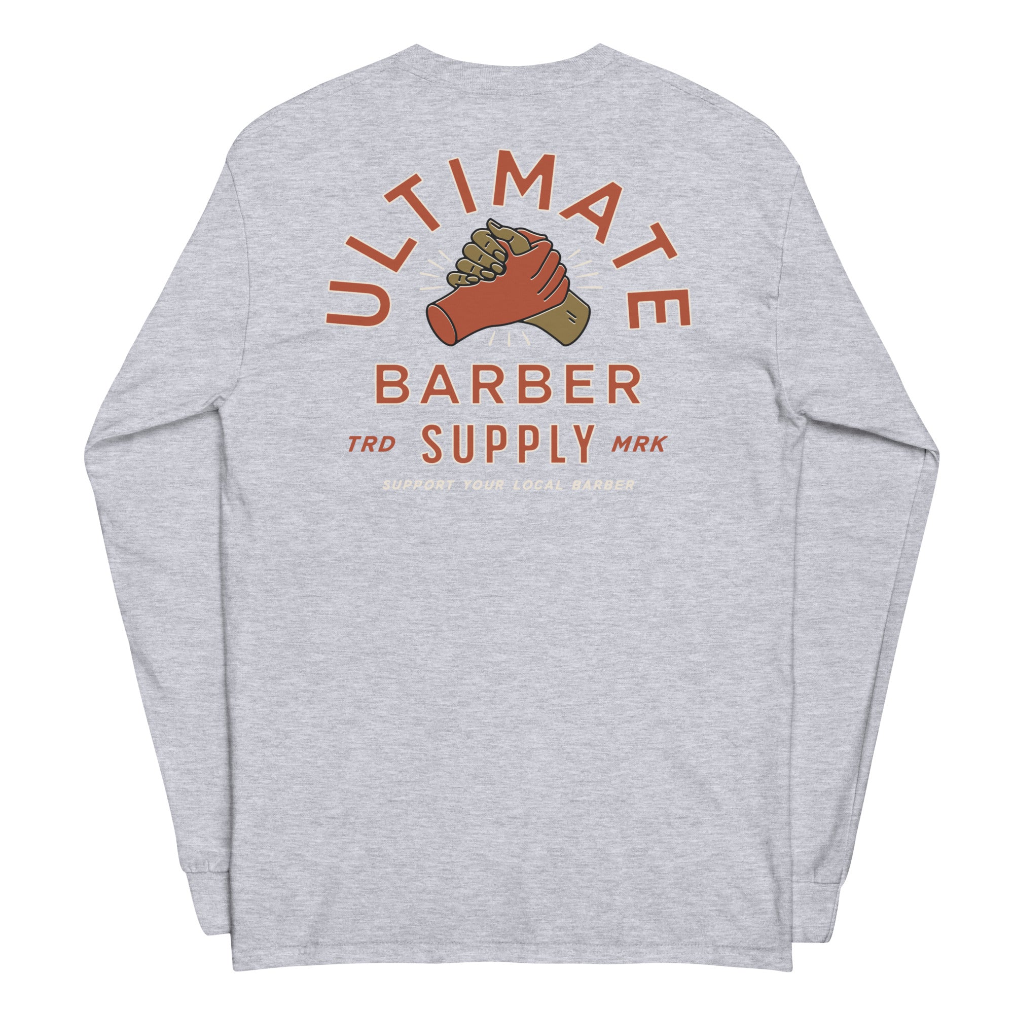 Soutenez votre chemise à manches longues de barbier local