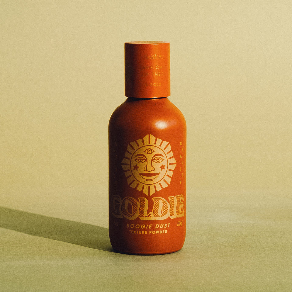 Meet the newest addition to the Goldie’s lineup: Boogie Dust Texture Powder.