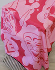 High Top Capes - Barber Cape - Love Hate Pink