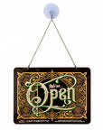 Captain Fawcett Open/Closed Sign