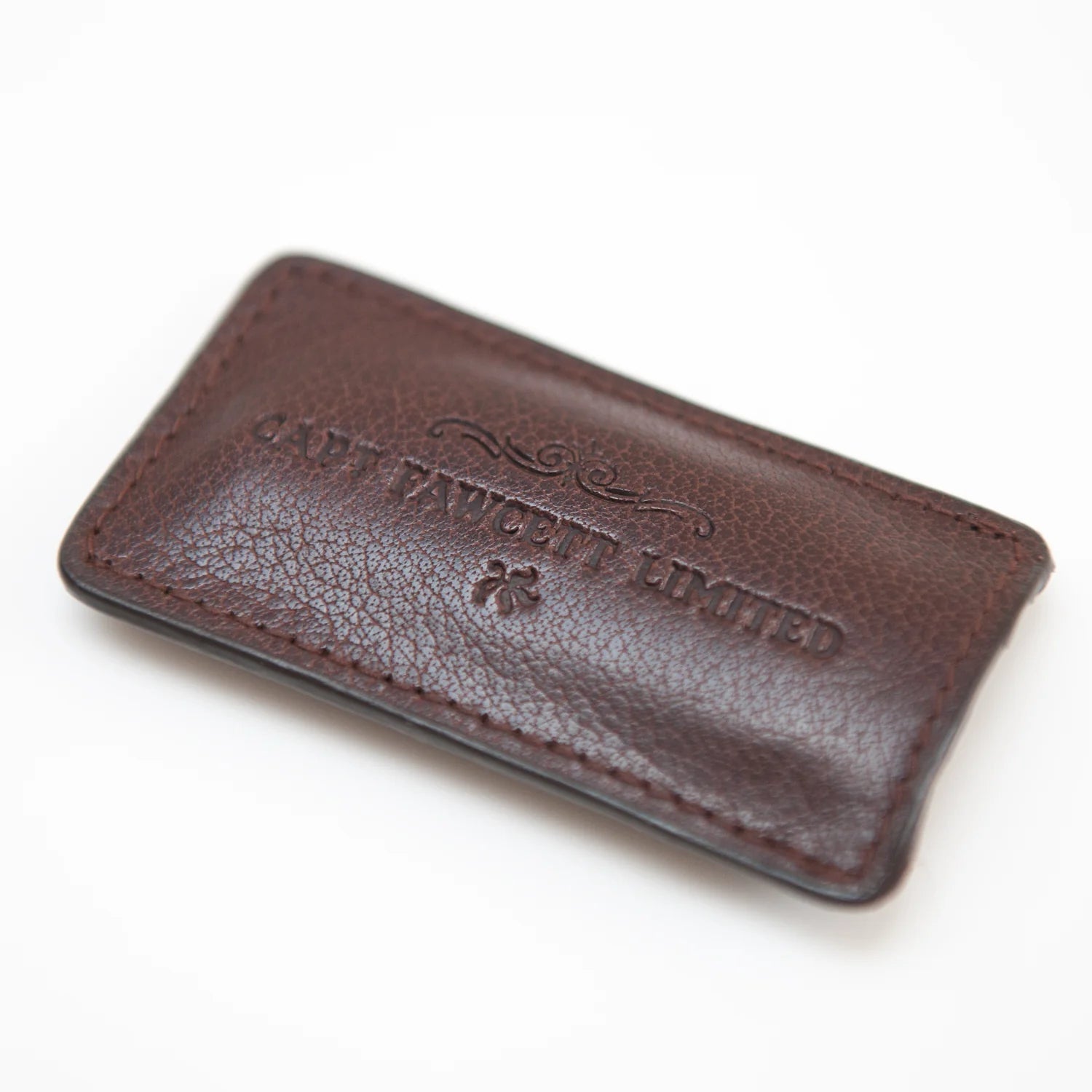 Captain Fawcett Leather Case For Folding Pocket Moustache Comb (CF.87T)