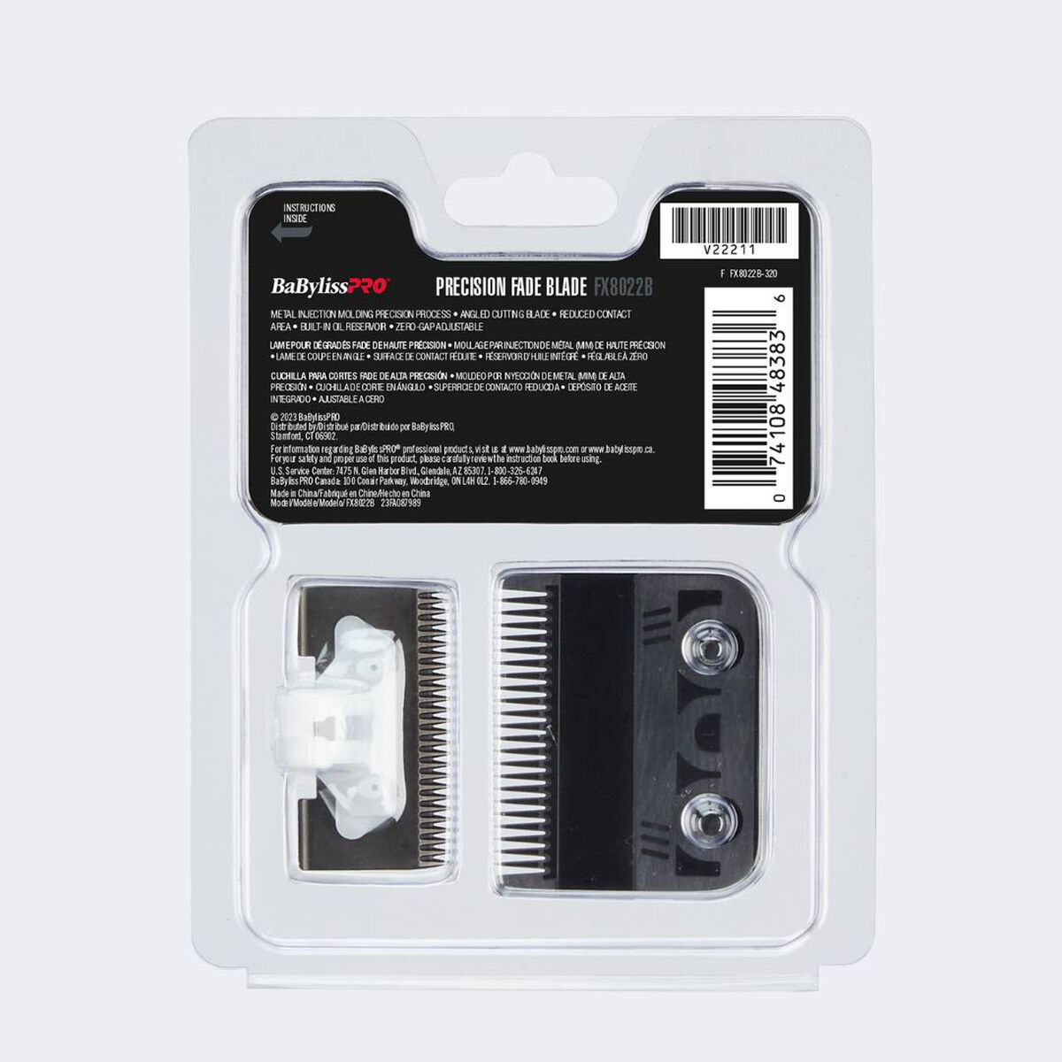 BaBylissPRO® Black Titanium Metal-Injection Molded (MIM) Precision Fade Blade