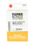Feather Bonus Pack - 30 Standard Blades + Disposal Case