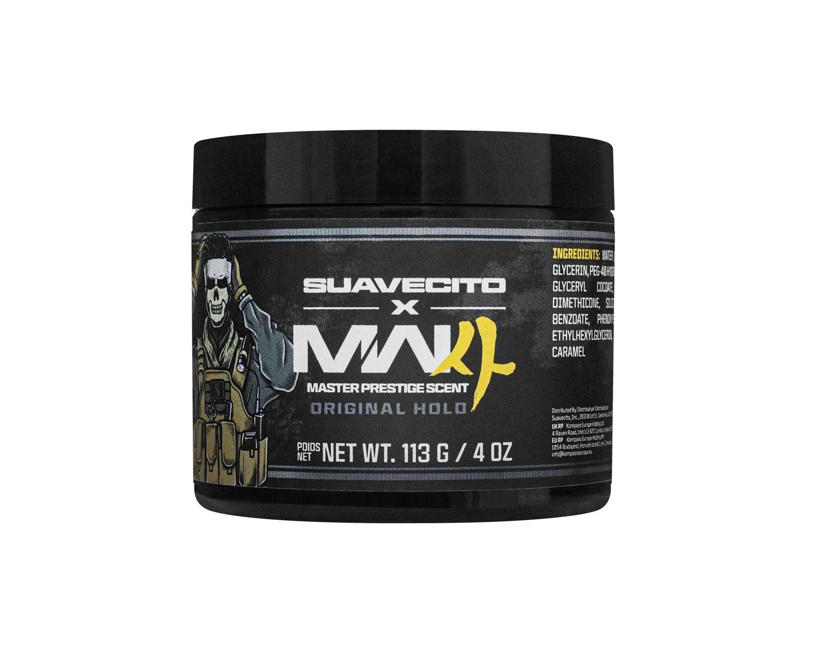 SUAVECITO x MW4 - Original Hold Pomade Master Prestige Edition - 4oz (6-pack)