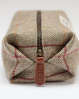 Captain Fawcett Tweed Wash Bag