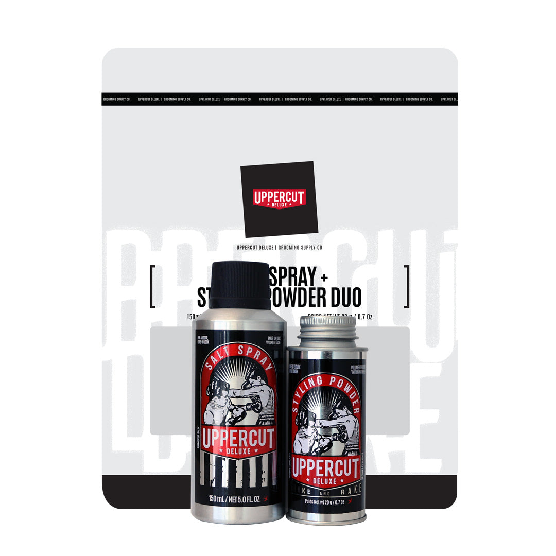 UPPERCUT DELUXE SALTY SPRAY + STYLING POWDER DUO