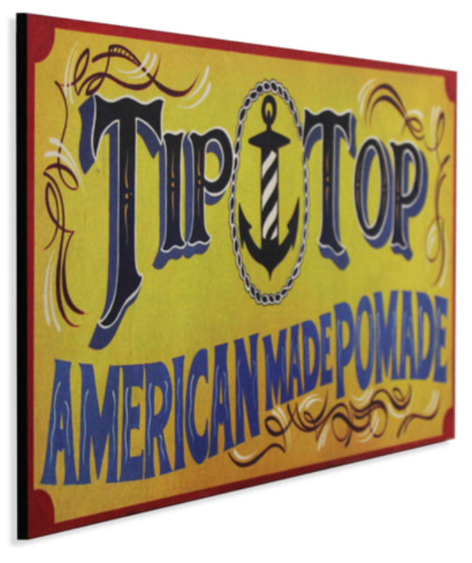Tip Top American Made Wood Sign