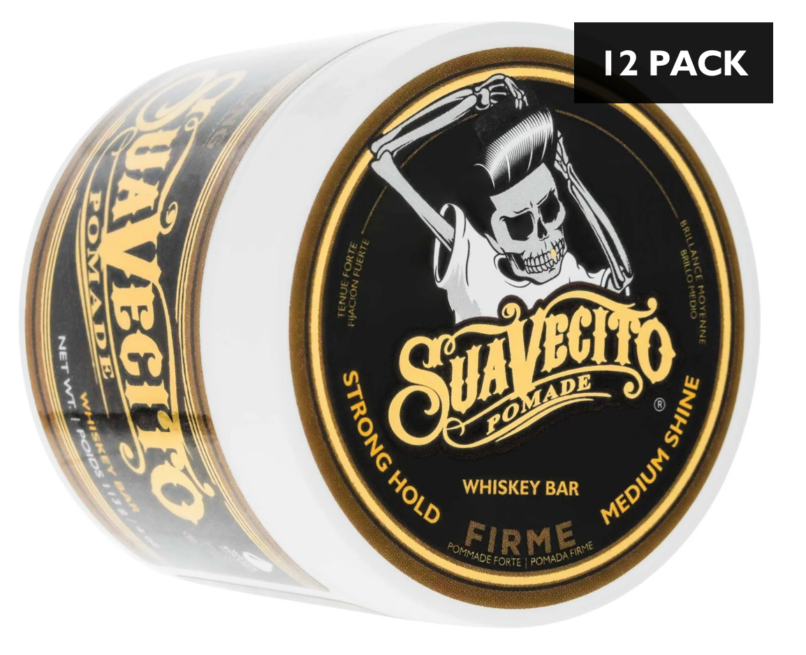 Suavecito Whiskey Strong Hold 12pk