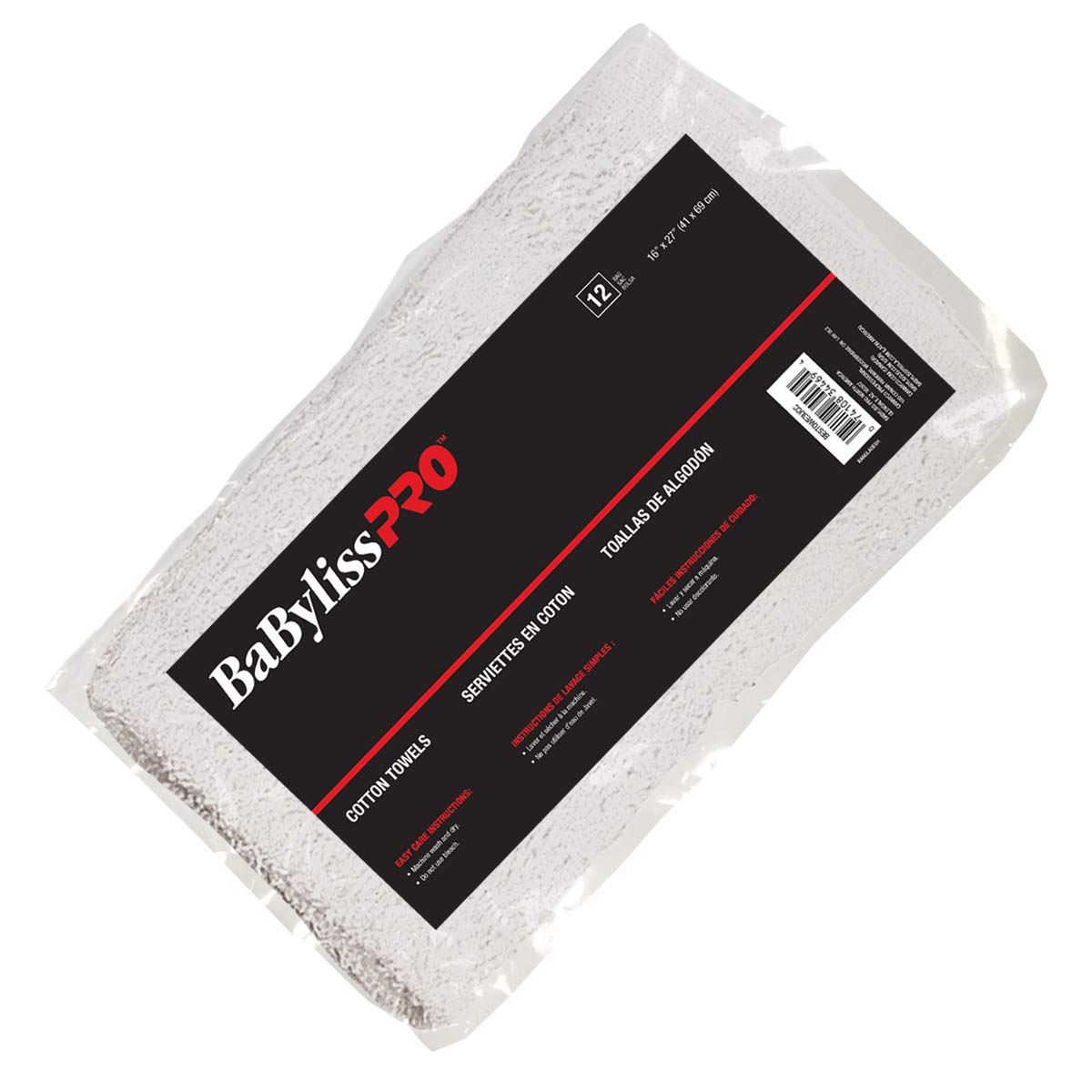 Babyliss White towels, 16 x 27 (12 pack)