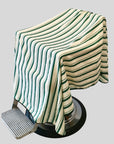 High Top Capes - Stripe Barber Cape - Evergreen