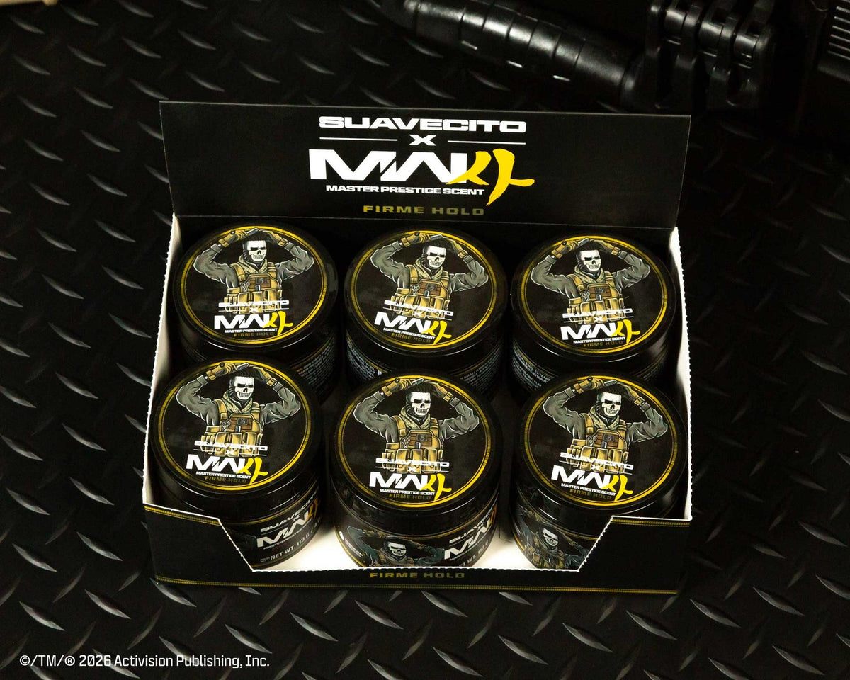 SUAVECITO x MW4 - Firme Hold Pomade Master Prestige Edition - 4oz (6-Pack)