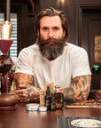 Captain Fawcett Ricki Hall's Booze & Baccy Beard Oil 10ml Travel Sized