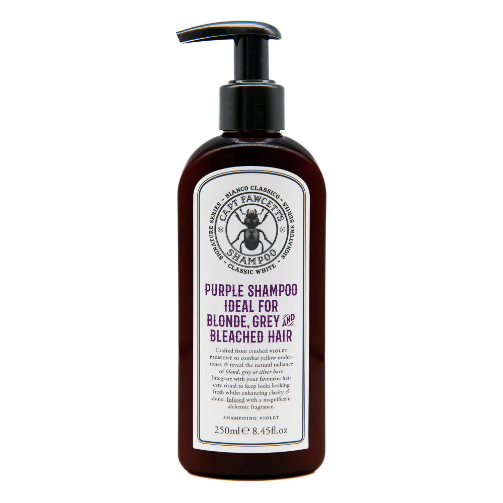 Captain Fawcett Bianco Classico Purple Shampoo - 250ml