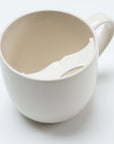 Captain Fawcett Moustache Guard Cup Large  - Left Handed