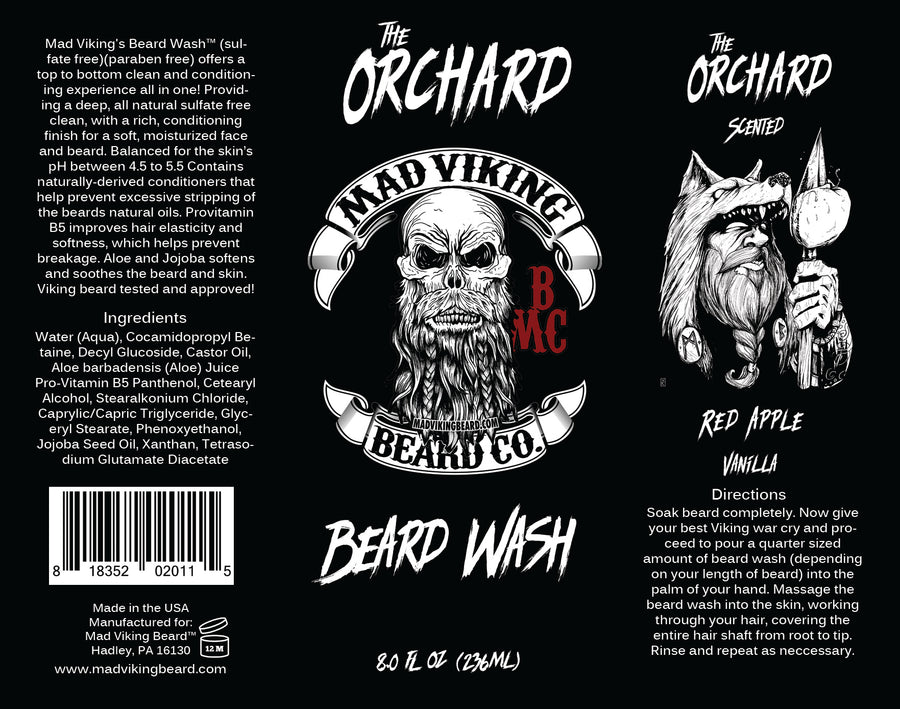 Mad Viking The Orchard Beard Wash