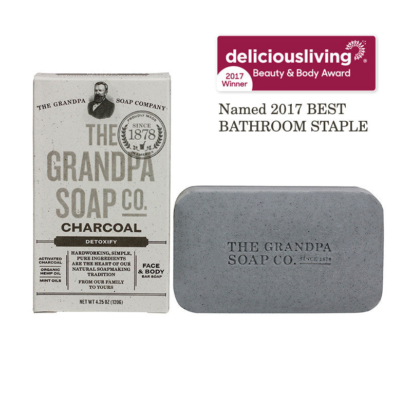 GRANDPA SOAP CO.  - CHARCOAL SOAP (4.25 oz)