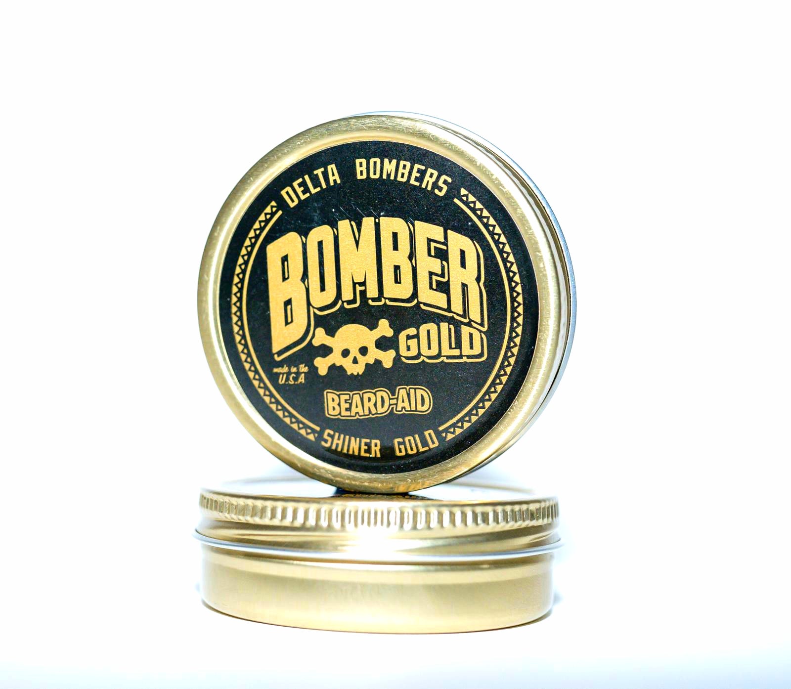 BAUME À BARBE SHINER GOLD X DELTA BOMBER BOURBON