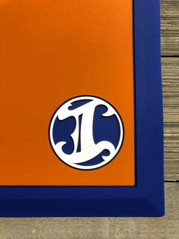 Limited Edition Royal Blue/ Orange Station Mat