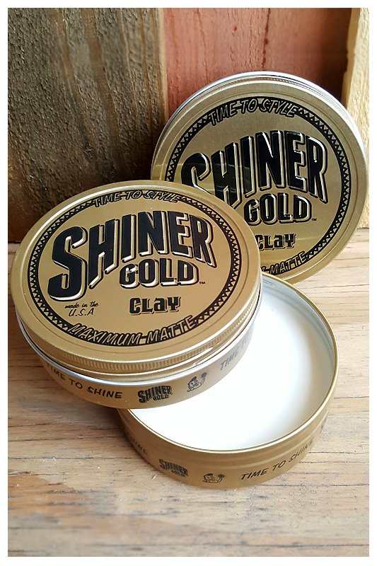 SHINER GOLD MATTE CLAY POMADE