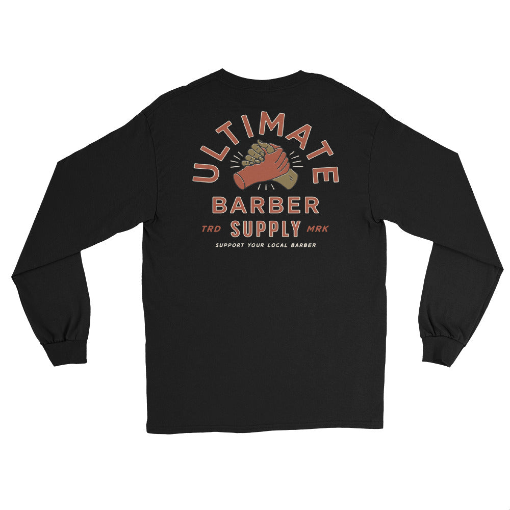 Support Your Local Barber Long Sleeve Shirt