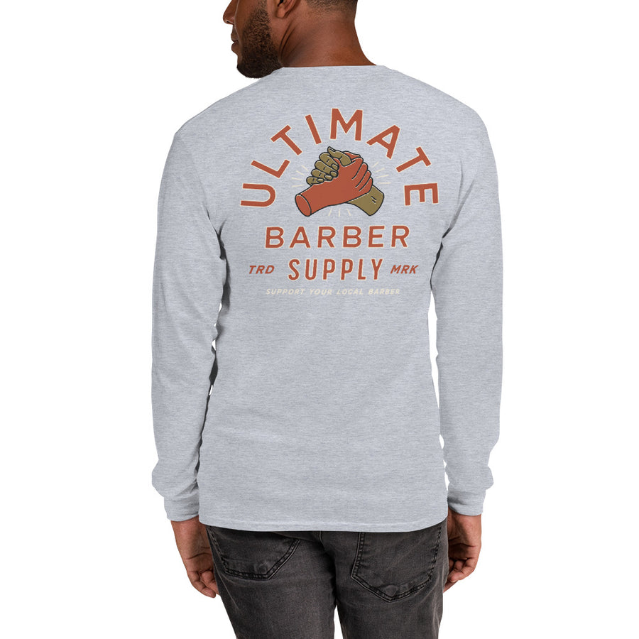 Support Your Local Barber Long Sleeve Shirt